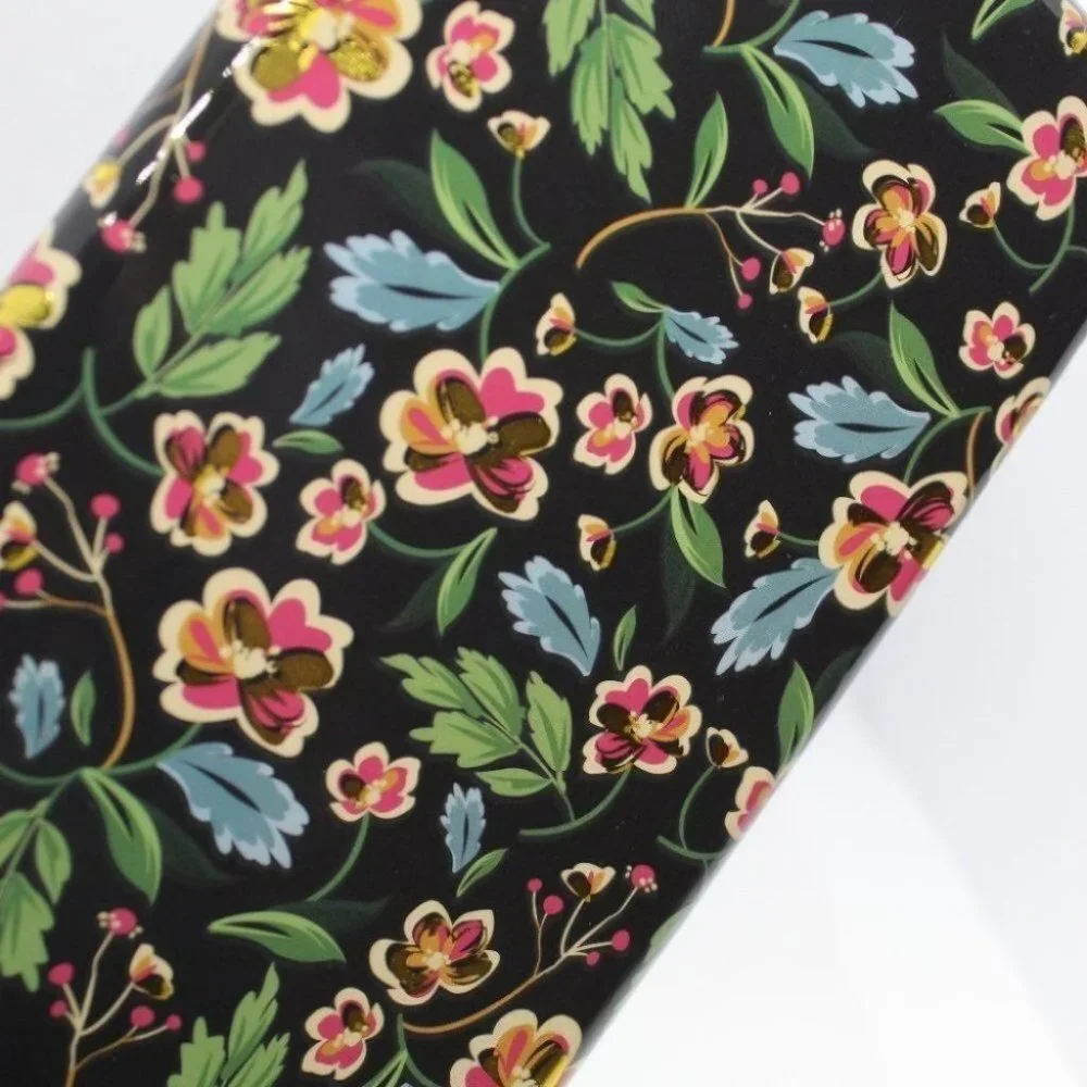 iPhone X / iPhone XS Floral tpu gold stamp case